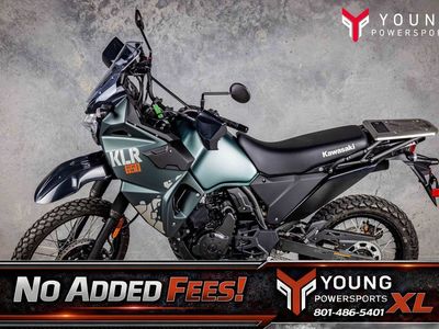 2025 Kawasaki KLR®650 Metallic Matte Old School Green