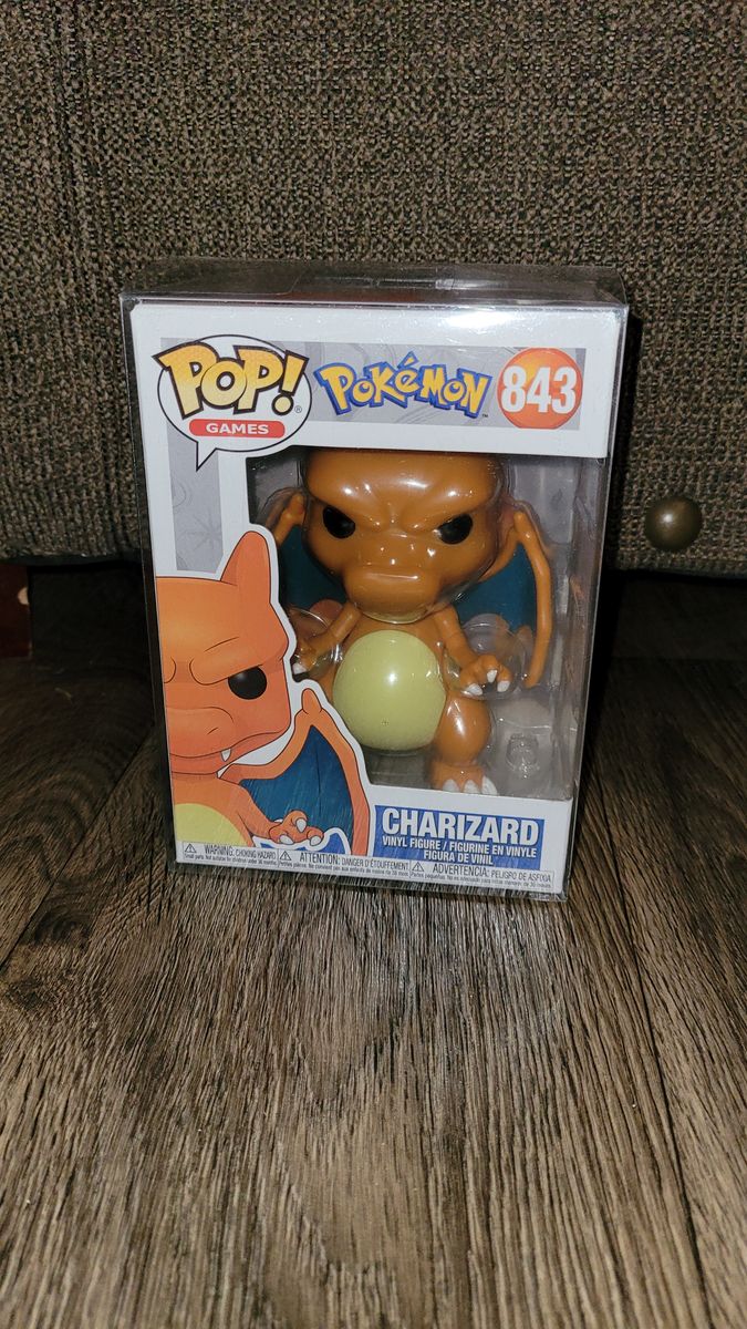 Funko pop pokemon charizard with protector case