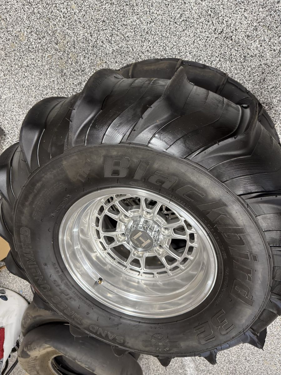 CanAm Maverick R Paddle Tire Set