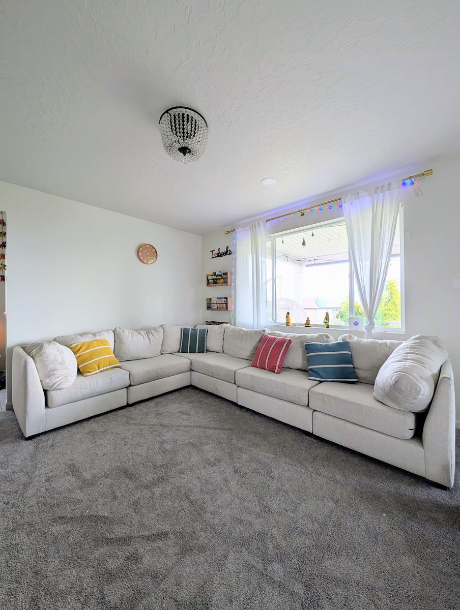Beautiful, super comfy, large, 6 seater modular sectional/couch/sofa. Made in SLC!