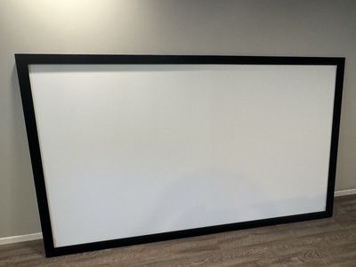112” movie projector screen home theater