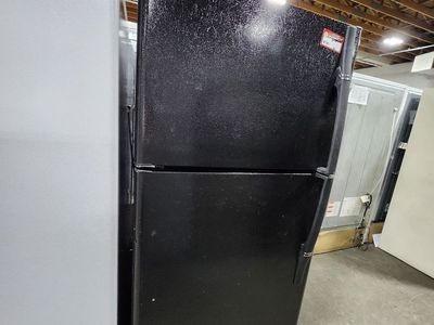 Black Top-Freezer Refrigerator - W-Warranty