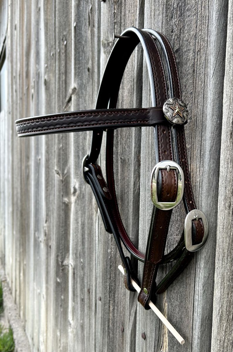Handmade Chocolate Headstall 🤎
