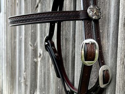Handmade Chocolate Headstall 🤎