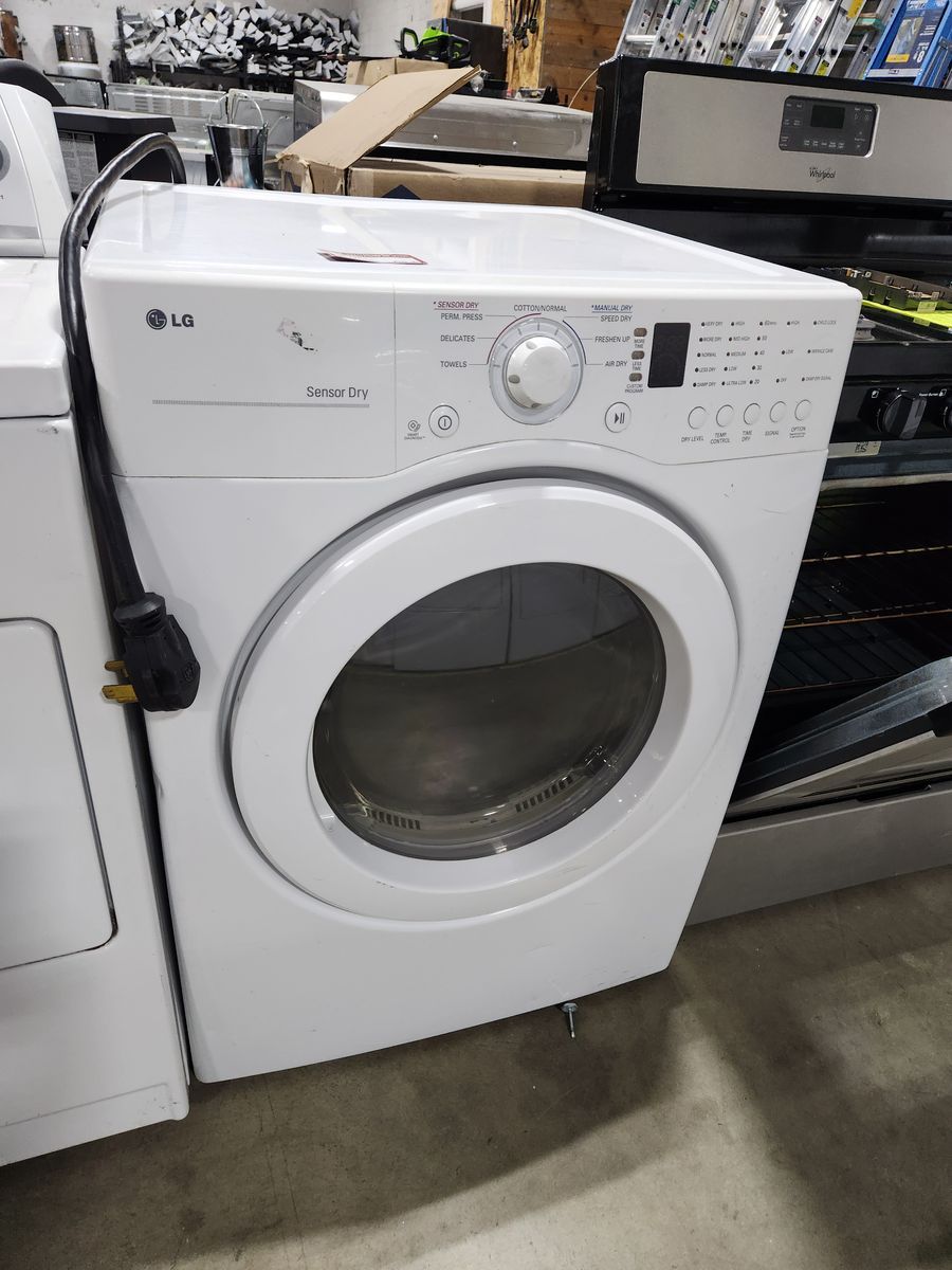 LG Sensor Dry Electric Dryer - White