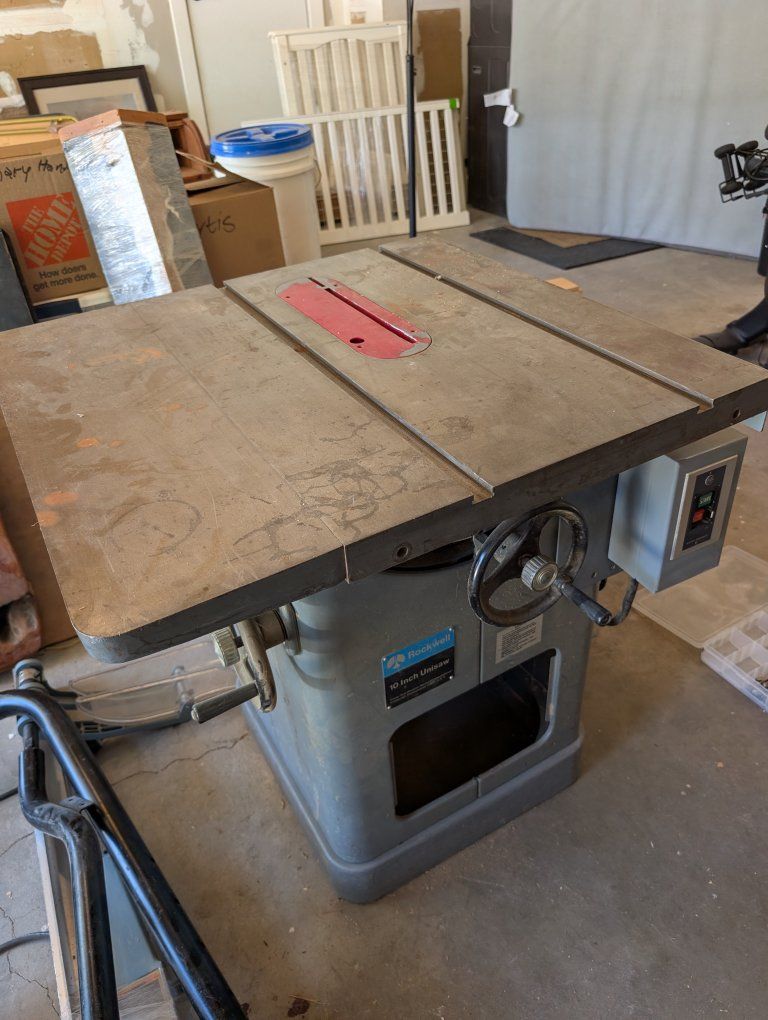 Rockwell 10 Inch Unisaw Table Saw