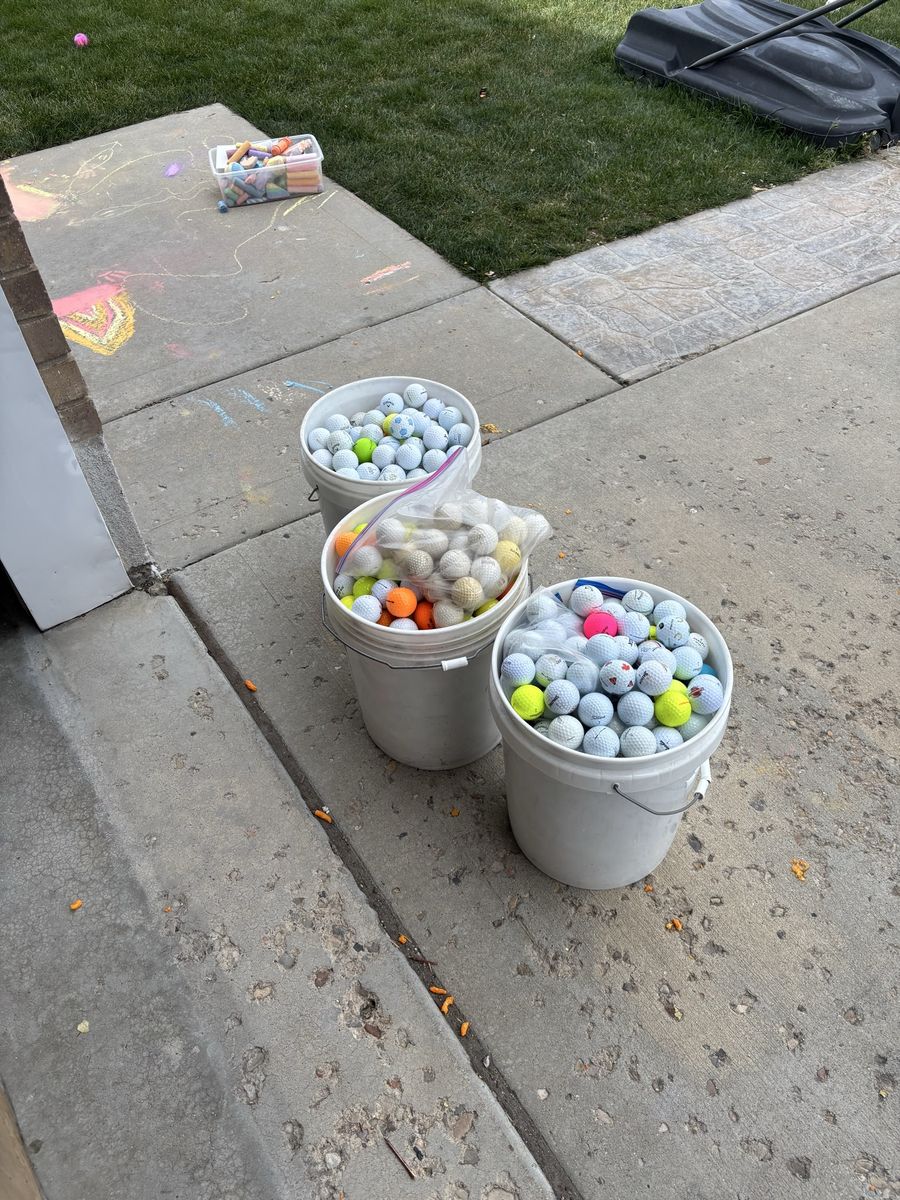Used golf balls