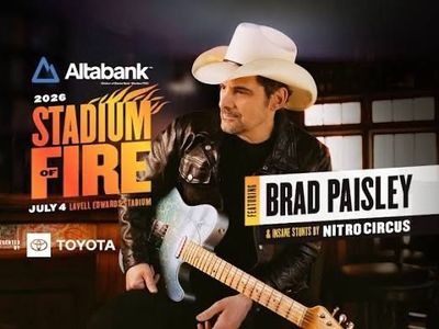 Stadium of Fire 2026 Ticket - Brad Paisley & Nitro Circus, July 4th at Lavell Edwards Stadium