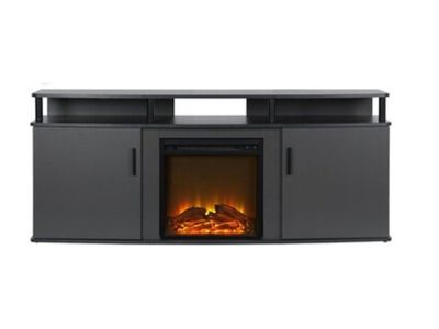 NEW- Ameriwood Home Carson Fireplace TV Stand