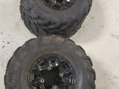 For sale is a complete set of stock Can-Am wheels