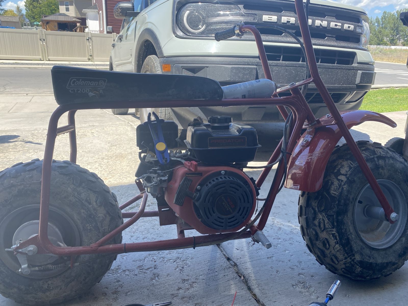 Coleman CT200U Mini Bike with Predator Engine - Red