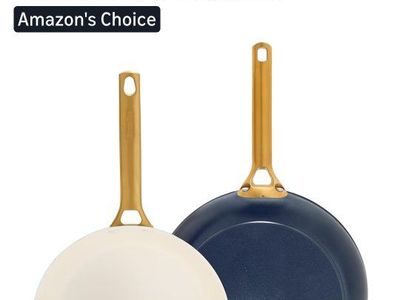 GreenPan Nonstick Reserve Pro 10” & 12” Frying Pan Set, Navy