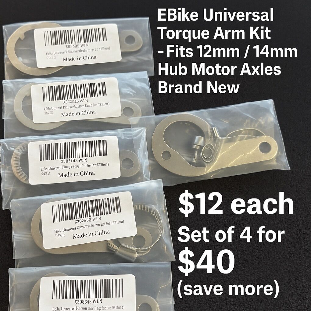 EBike Universal Torque Arm Kit – Fits 12mm /