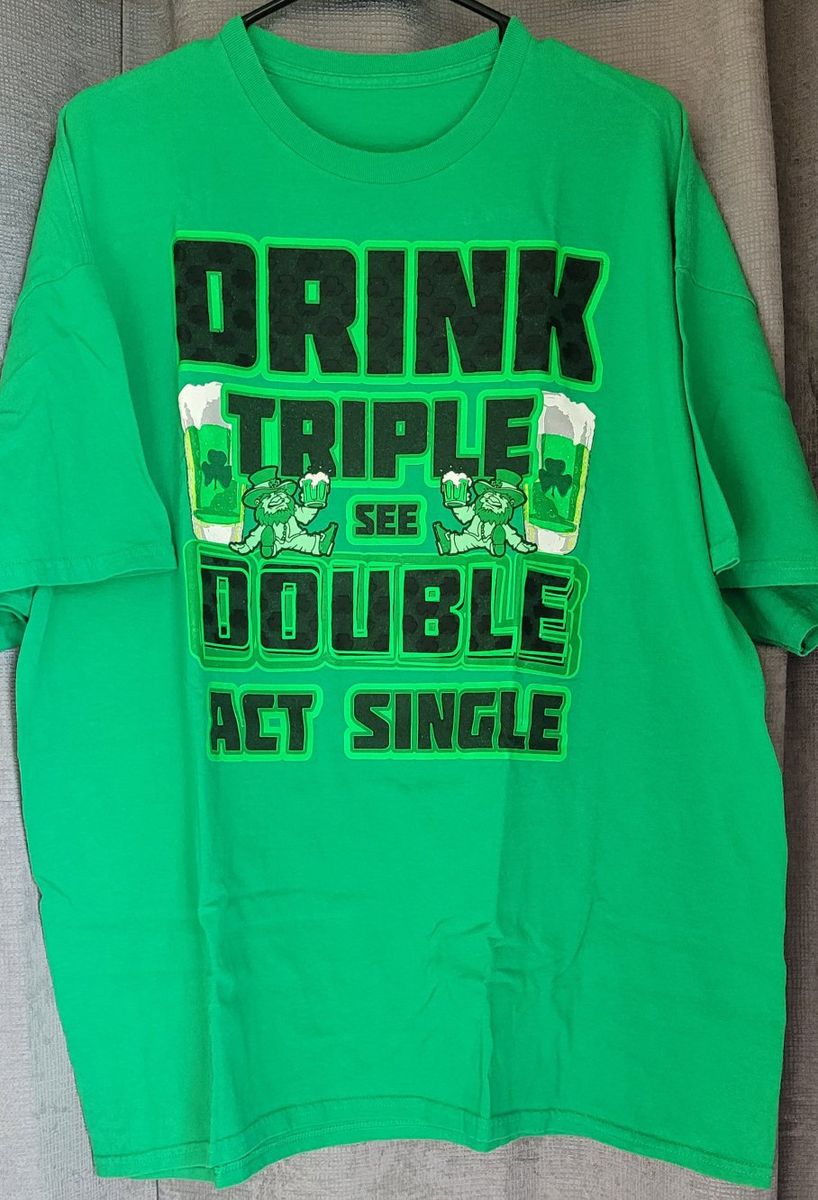 Men's Saint Patrick's day shirt 2X