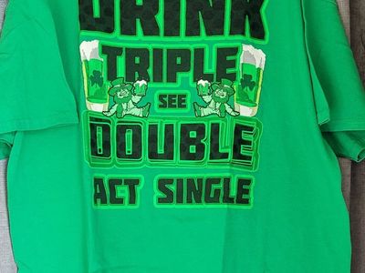 Men's Saint Patrick's day shirt 2X