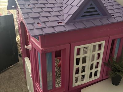 Little Tikes Pink and Purple Plastic Playhouse