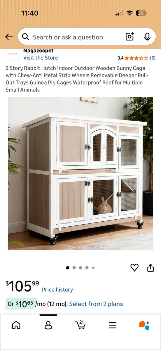 Rabbit/bunny Hutch/home