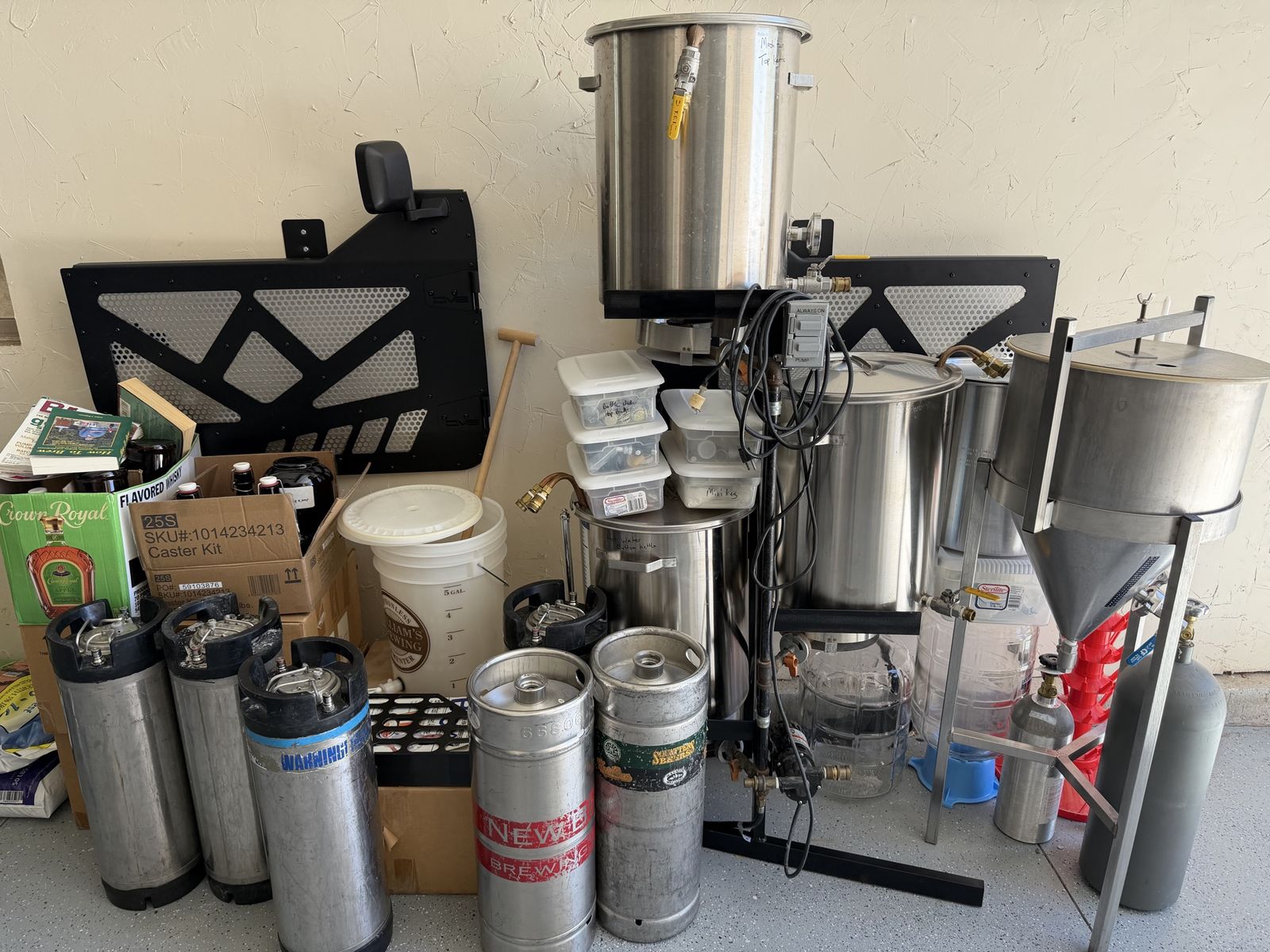 Beer brewing / making equipment tower brew set homebrew