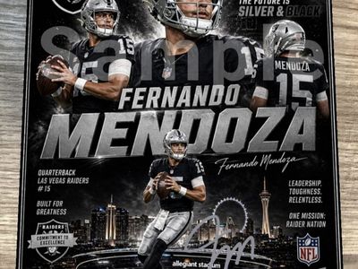 Fernando Mendoza Las Vegas Raiders 8x10 Photo RP