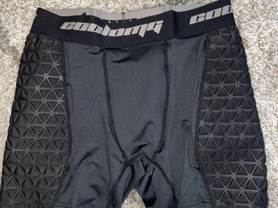 Shock Doctor Core Hockey Short with Bio-Flex Cup - Men's Black, Size L - Padded Compression