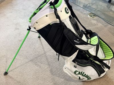 Callaway Hybrid Golf Bag with Stand - White & Green