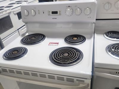 NICE HOTPOINT COIL TOP RANGE! W-WARRANTY
