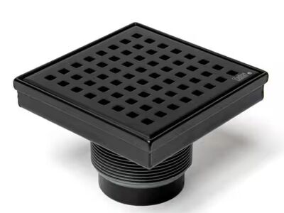 6x6 Stainless Steel Square Shower Drain - New