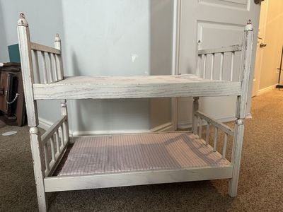 Vintage doll bunk beds