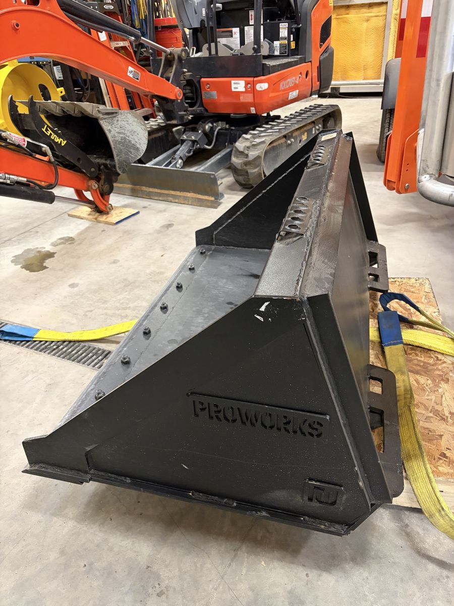 48” Wide ProWorks Heavy-Duty Skid Steer Bucket