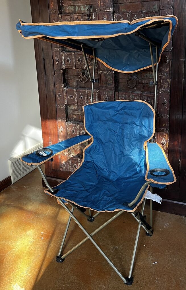 Folding Camp Chair With Shade