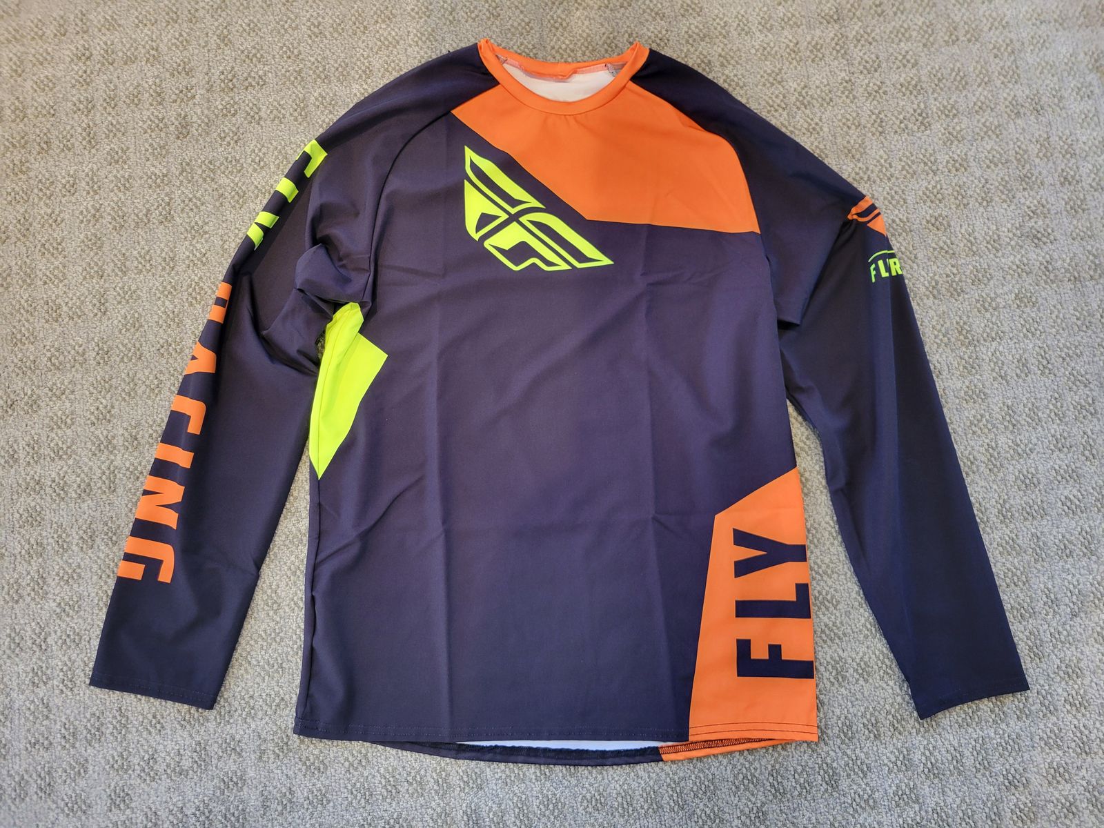 Medium Fly Racing SNX Jersey (Orange/Black/Hi-Vis)