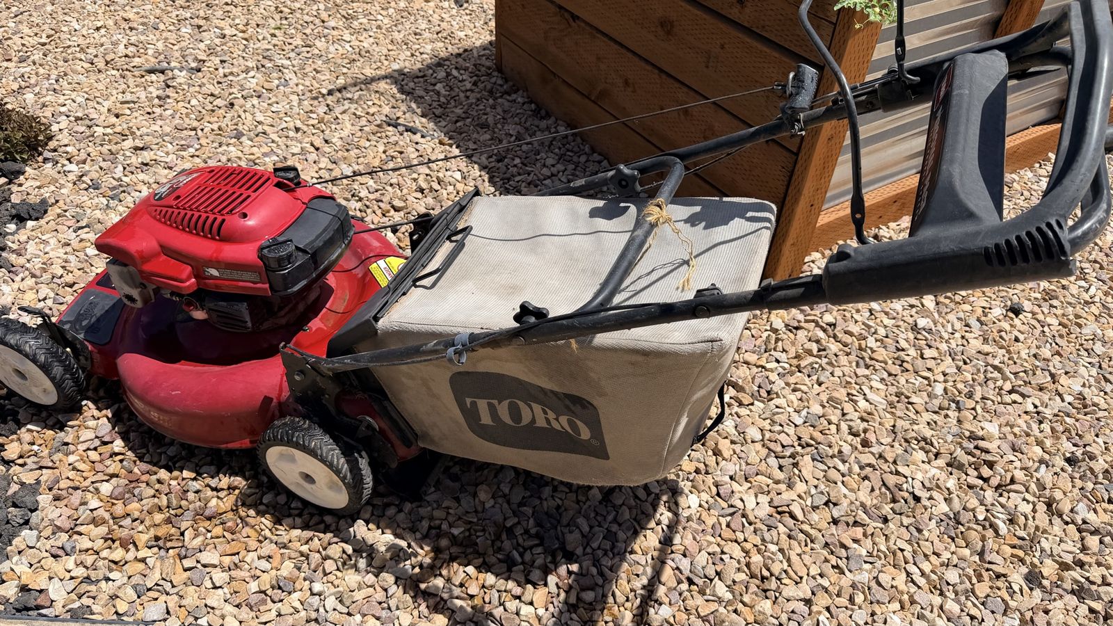 Toro pro-propelled lawn mower