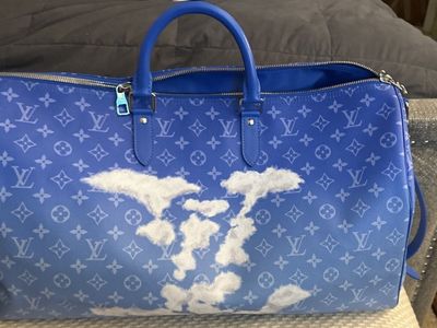 Louis Vuitton Keepall Bandoulière 50 Monogram Clouds designed by Virgil Abloh