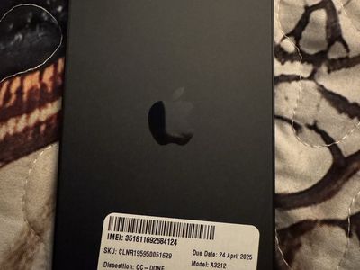 Brand new unused 16e Black 128gig iPhone