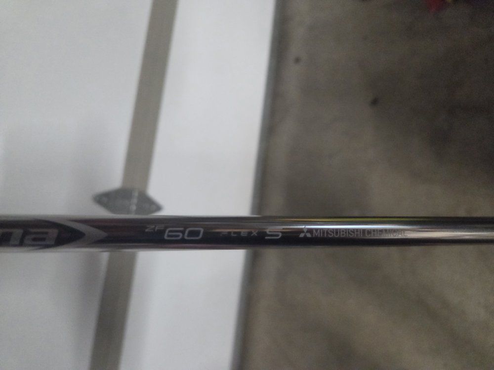 Mitsubishi Diamana ZF 60 Stiff Flex Shaft with RH Taylormade Adapter
