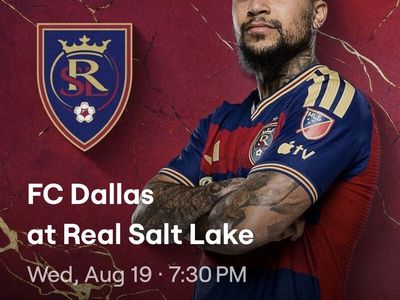 FC Dallas at Real Salt Lake Tickets TONIGHT!!