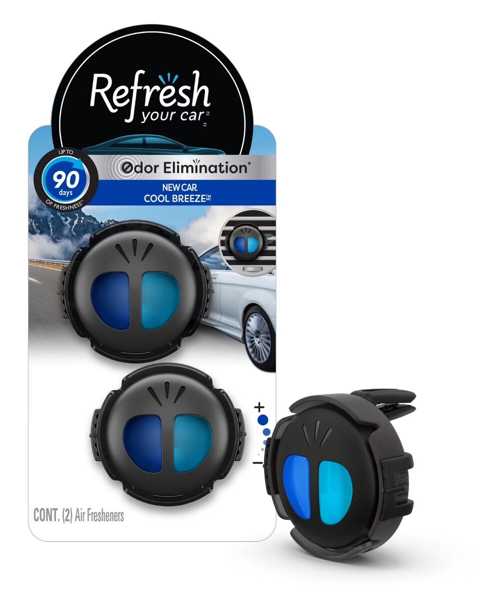 8x Refresh Your Car Mini Diffuser Air Freshener, Stocking Stuffers