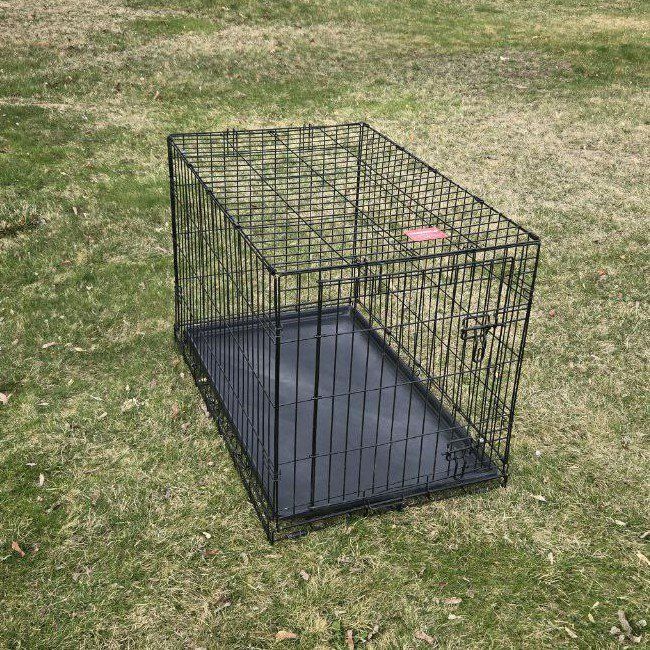 36" Large Dog Kennel Metal CagePet Crate Folds