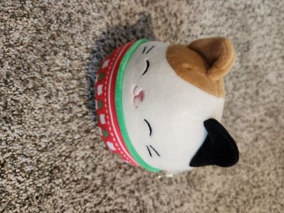 Squishmallows Original Calico Cat with Christmas Sweater Plush Toy