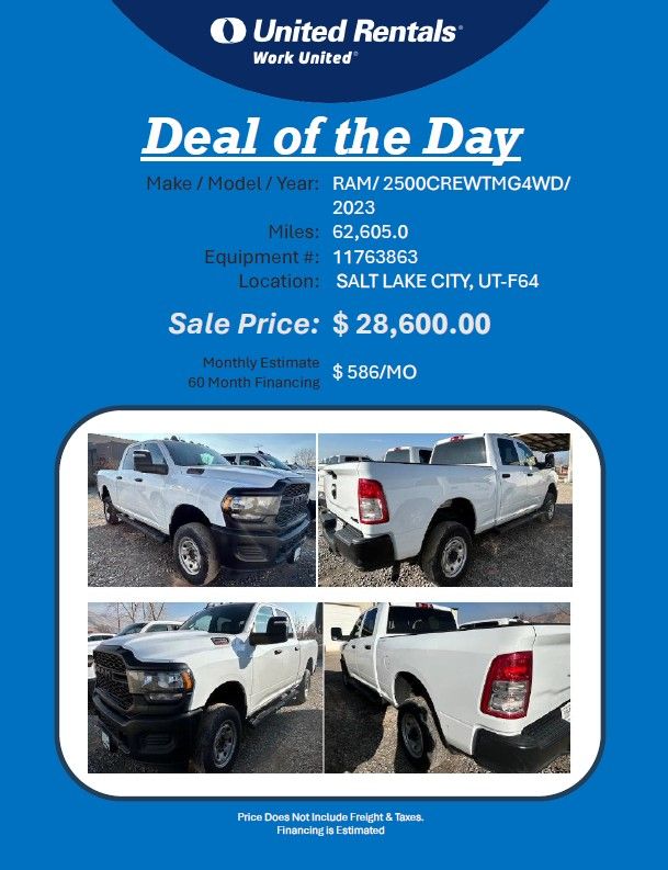 Truck Ram 2500 crew cab 4xr4  2023  62k miles 28600K Salt Lake city