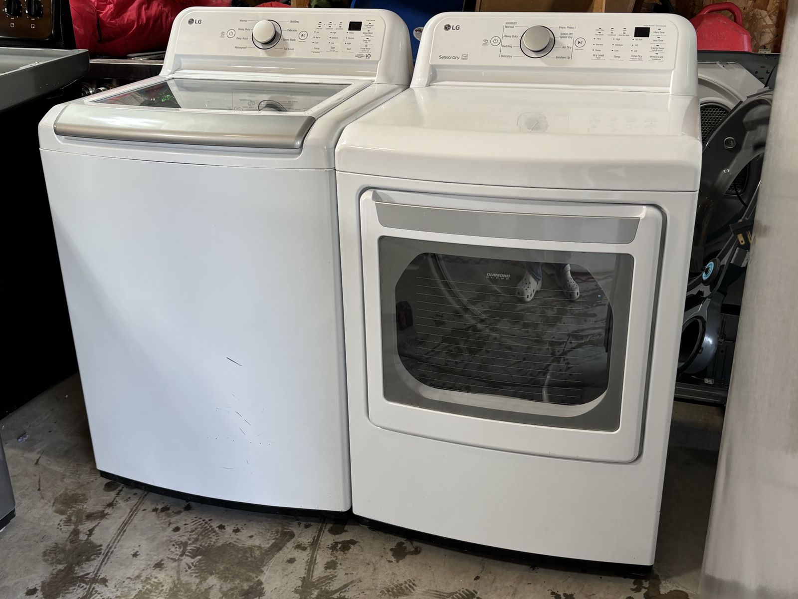 LG Mega Capacity washer and dryer Free Delivery
