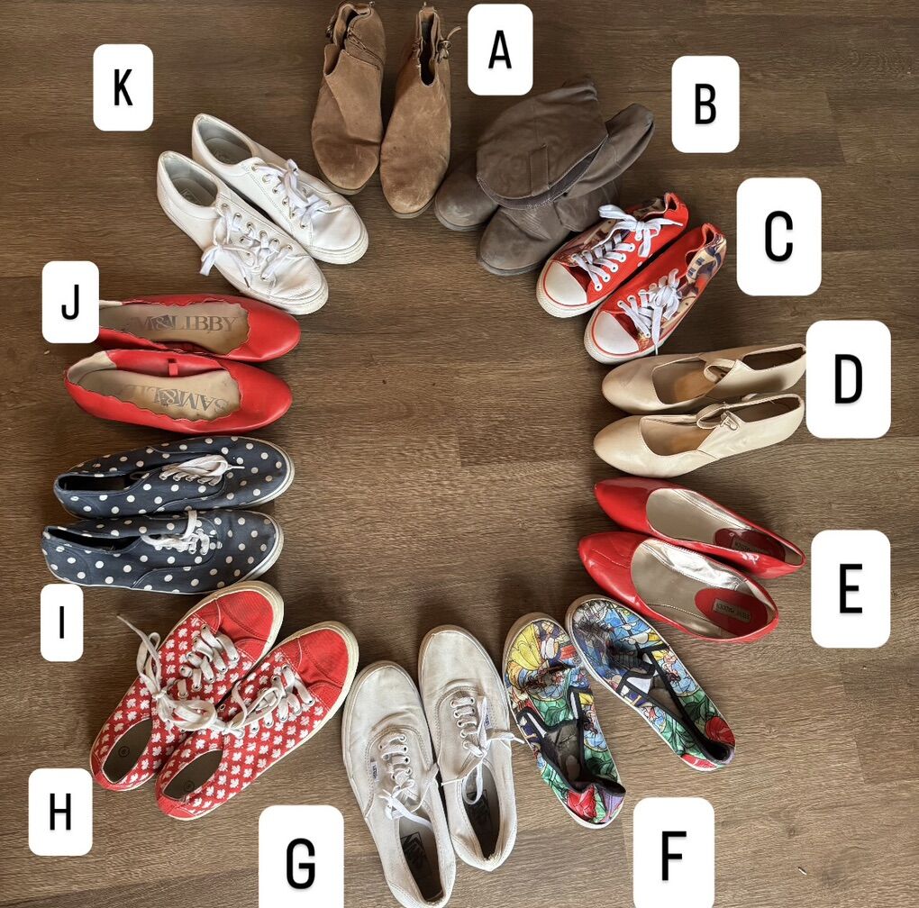 Women's Shoes Size 9-10 Boots Flats Sneakers