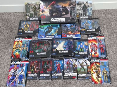 G.I. Joe Classified & Retro Lot - 19 Different New NIB Action Figures, 2-Packs, Vehicle - GI Joe