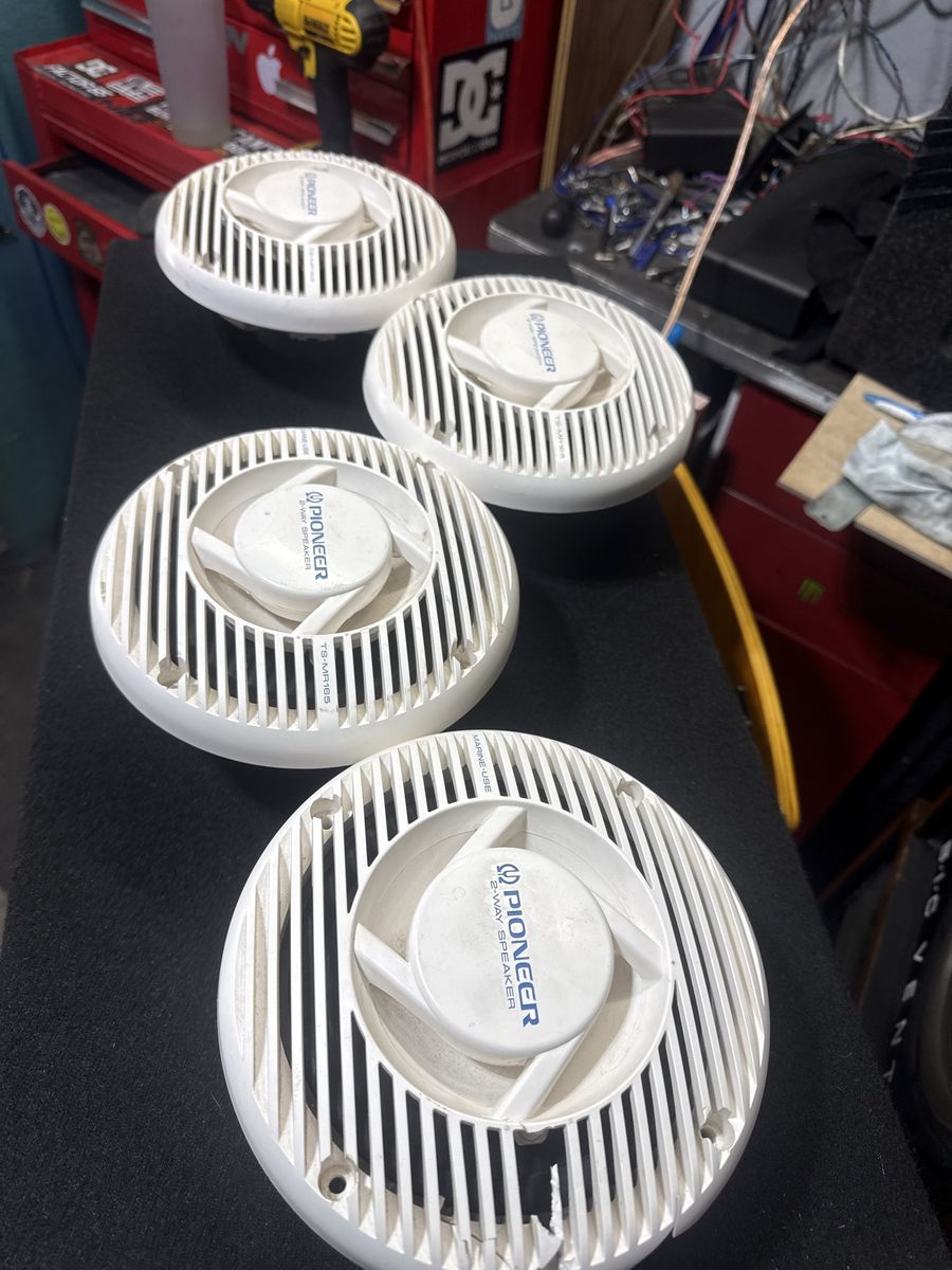 Marine Grade Pioneer Speakers 6.5"