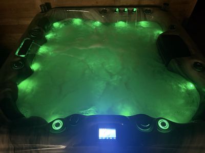 Fully loaded hot tub