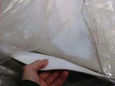 Roll of white felt