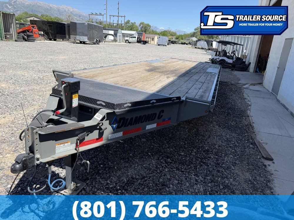 8.5x26 Diamond C DEC 207 Equipment Trailer - 15K GVWR -