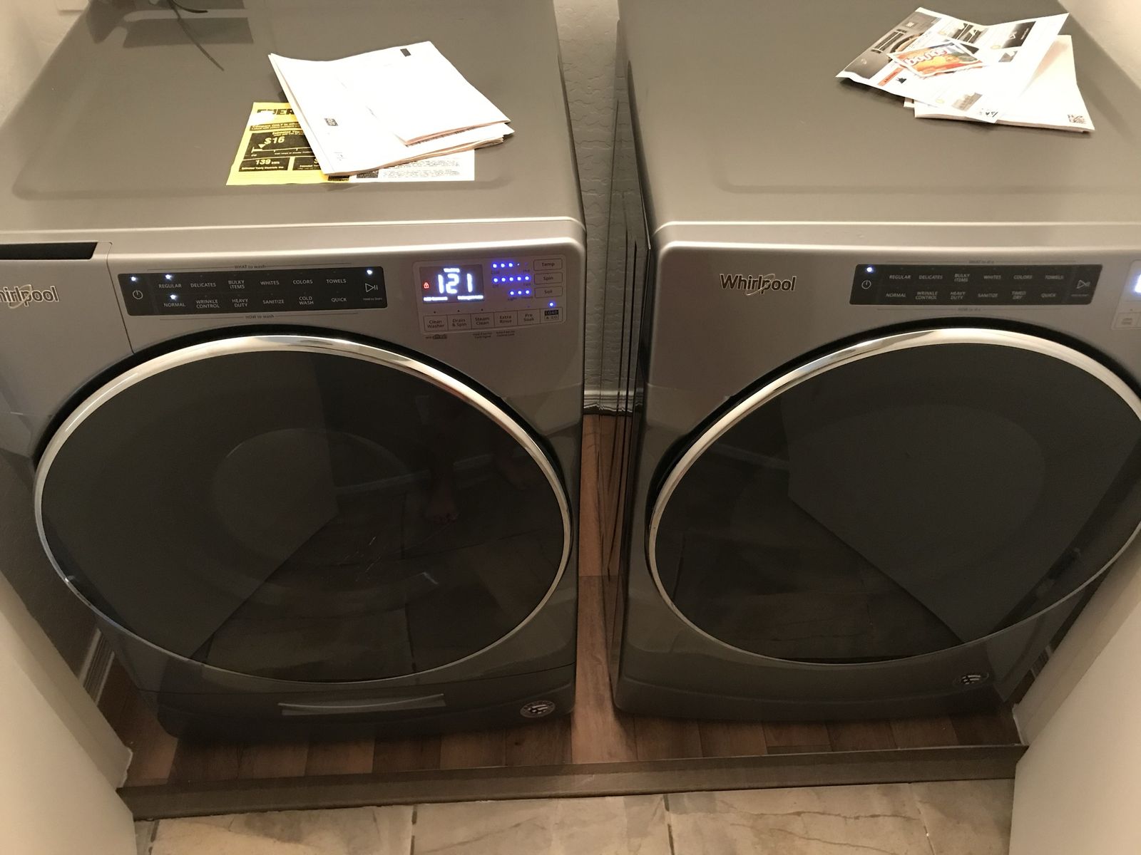 Washer and Dryer