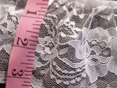 8 YDS WHITE LACE