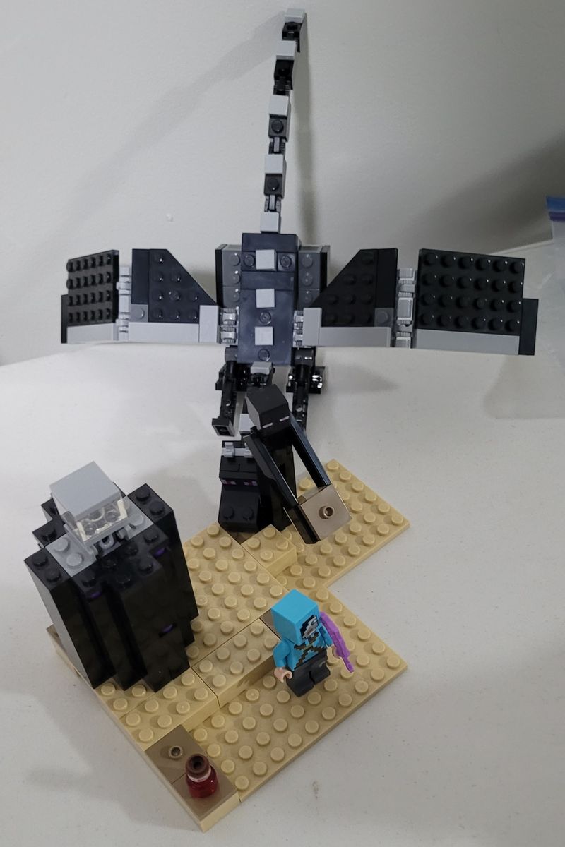 Lego Minecraft Enders battle